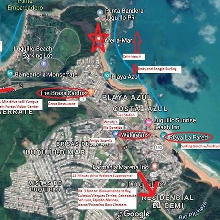 1St Floor, A/C Everywhere, Balcony With Beach View In Luquillo Extérieur photo